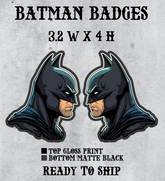 RTS Batman badges (FULL COLOR) - Ready to Ship 2-Pack