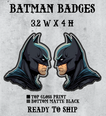 RTS Batman badges (FULL COLOR) - Ready to Ship 2-Pack