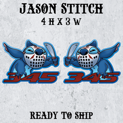 RTS 345 Jason Stitch Car Badges- Ready to Ship 2-Pack