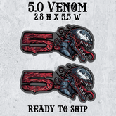 RTS 5.0 Venom Car Badges- Ready to Ship 2-Pack