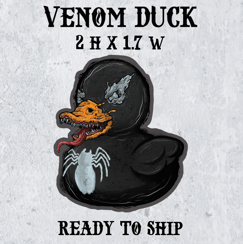 RTS Jeep Venom Duck Tuff Sticker: Durable Decal for True Jeep Enthusiasts