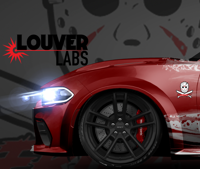 RTS Jason Friday the 13th Car Badges- Ready to Ship 2-Pack