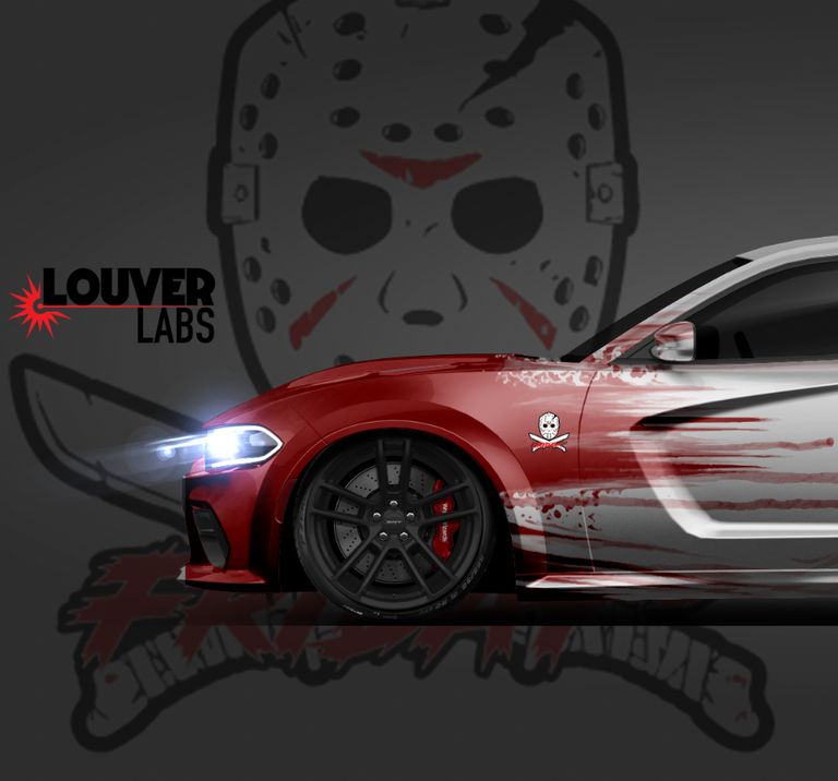 RTS Jason Friday the 13th Car Badges- Ready to Ship 2-Pack